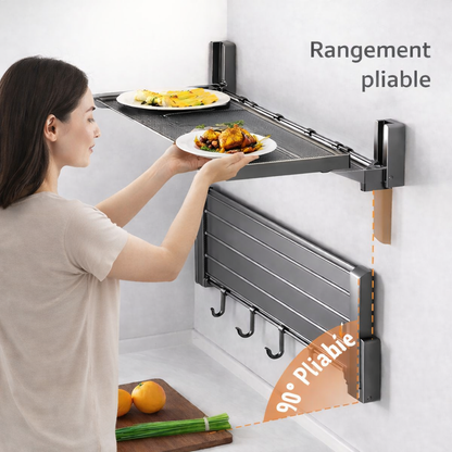 Étagère à Épices Murale Pliable