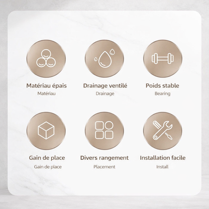 Étagère à Épices Murale Pliable