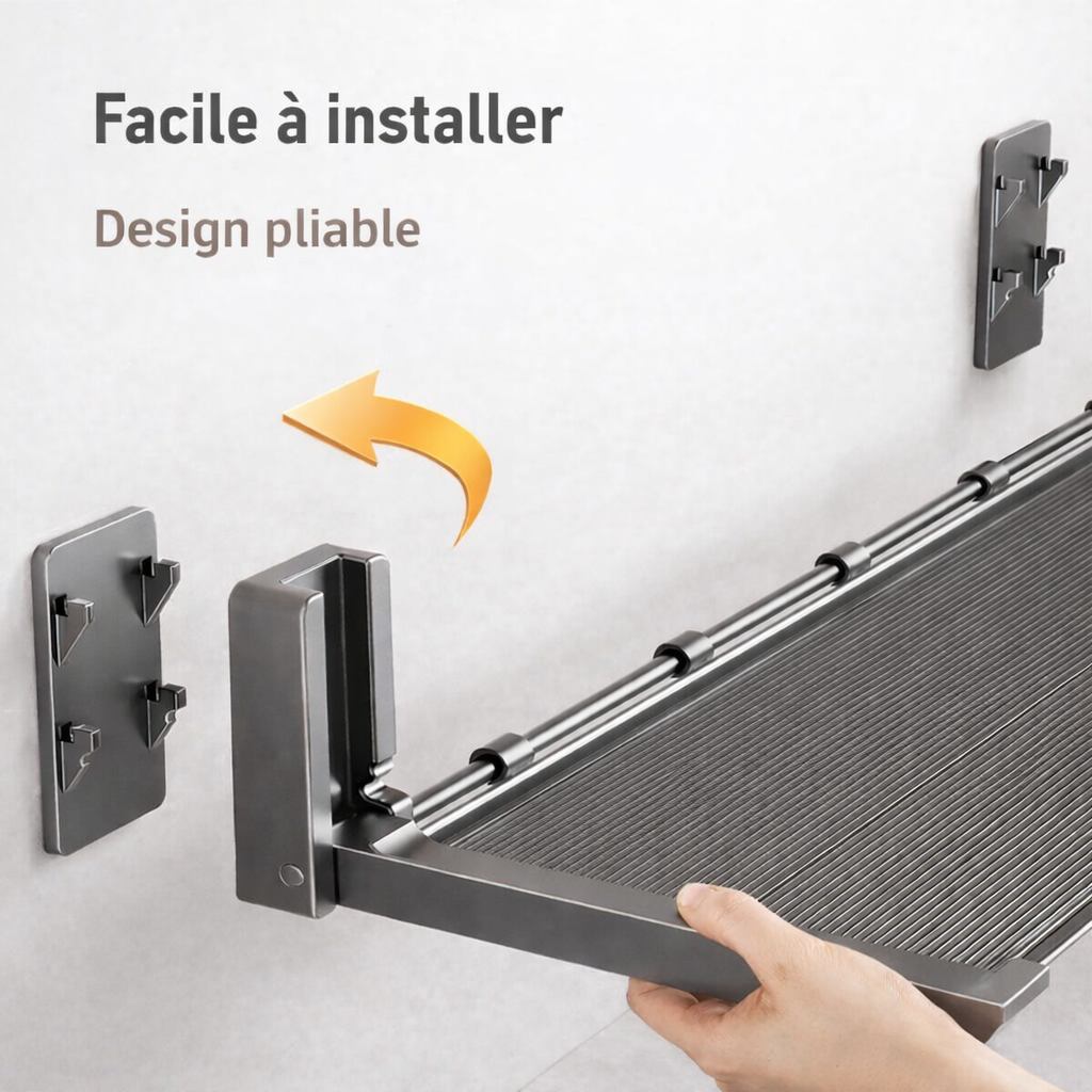 Étagère à Épices Murale Pliable