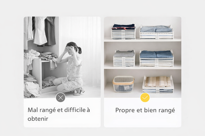 Planche de rangement pour vêtements