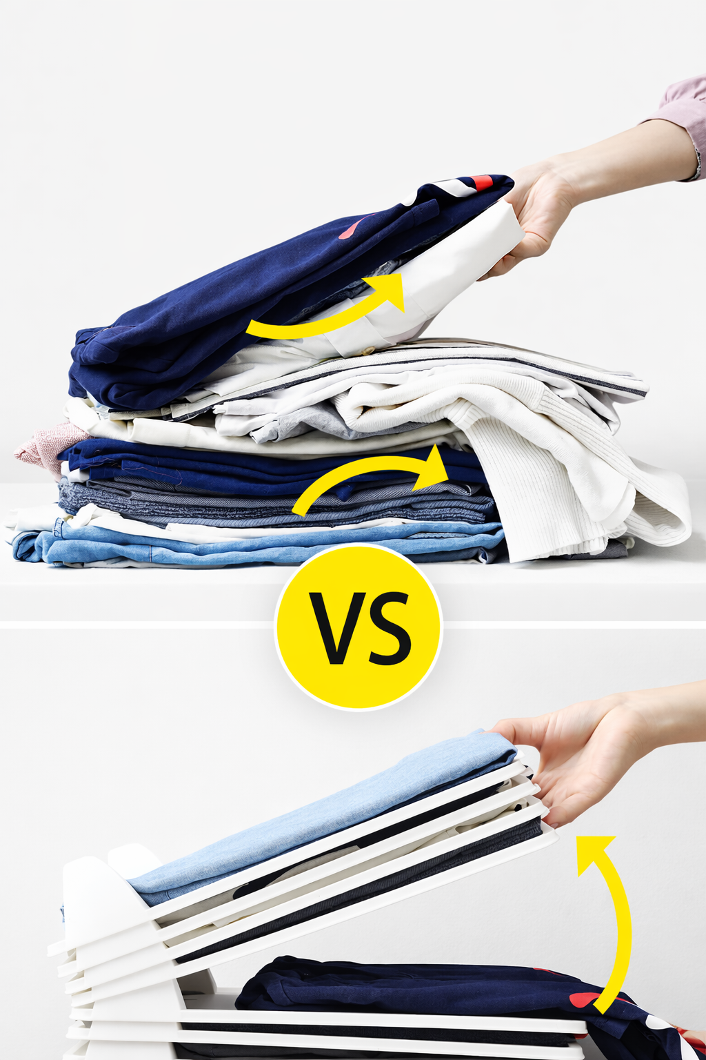 Planche de rangement pour vêtements